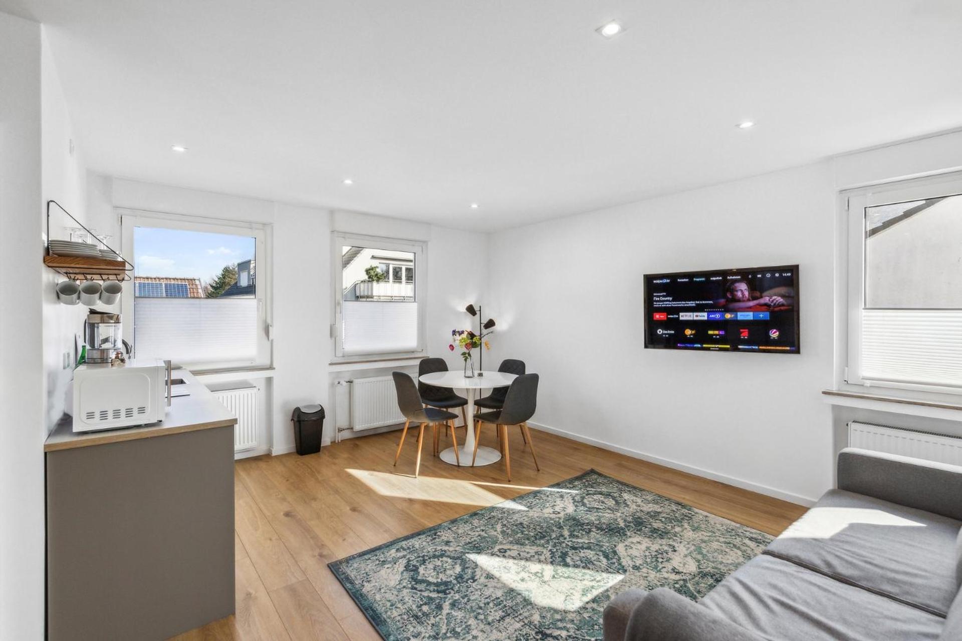 Citychalet-uni- Boxspringbett Kueche-ruhig-parkplatz Bochum